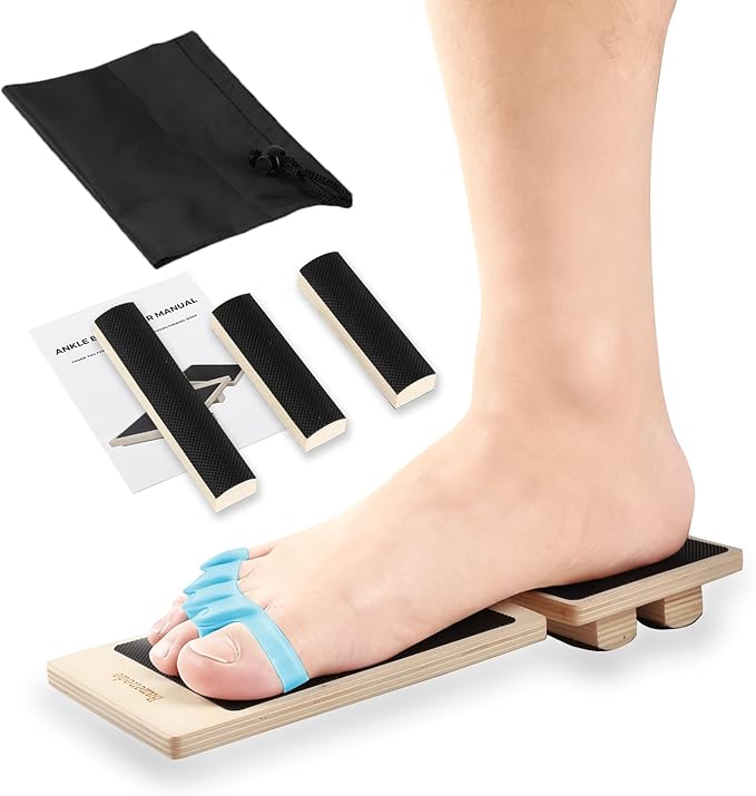Ankle Foot Strengthener Axis Board Single Leg Ankle Balance Board Blackboard Foot Trainer for Stability Exercise Physical Therapy for Plantar Fasciitis Relief Strengthening Equipment