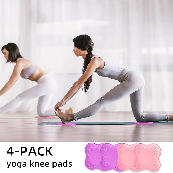 2 packs Yoga Knee Pad Mats Extra Thick for Knees Elbows Wrist Hands Head Foam Pilates Kneeling pad Yoga Knee Cushion Thick Exercise Pads for Knees Elbows Wrist Hands Head Foam Pilates Kneeling pad，Support Foam Pads for Women and Men