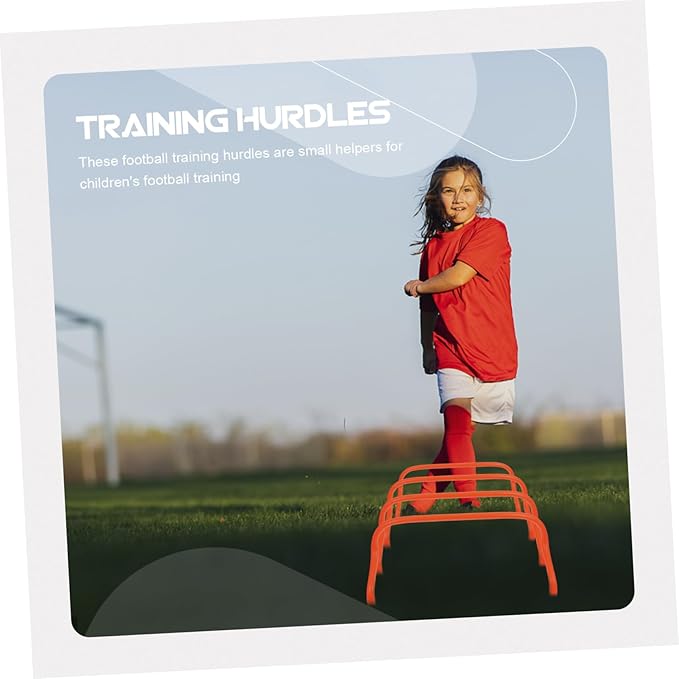 5pcs Football Training Hurdle Agility Training Racks for Outdoor Practice Barriers for Speed and
