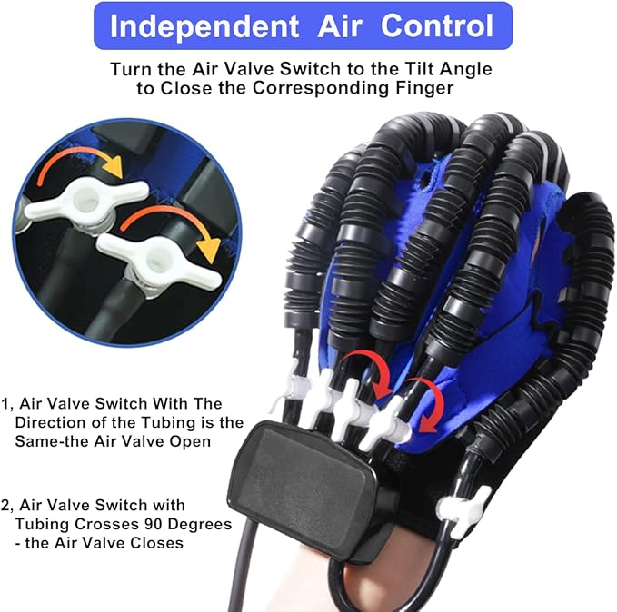 Rehabilitation Robot Gloves,Stroke Hemiplegia Hand Recovery Equipment,Hand Exerciser Aids,Rehab Robotic Glove