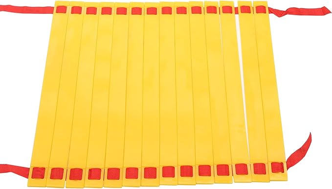 7M 14 Rung Agility Speed Training Ladder, Football Soccer Fitness Ladder, High - Density Braided Agility Ladder with Storage Bag for Athletes and Coaches