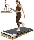 Walking Pad Treadmill with Incline,Under Desk Treadmill with Incline 2 in 1 for Walking and Jogging,2.5HP Compact Incline Walking Pad for Home Office with Remote Control