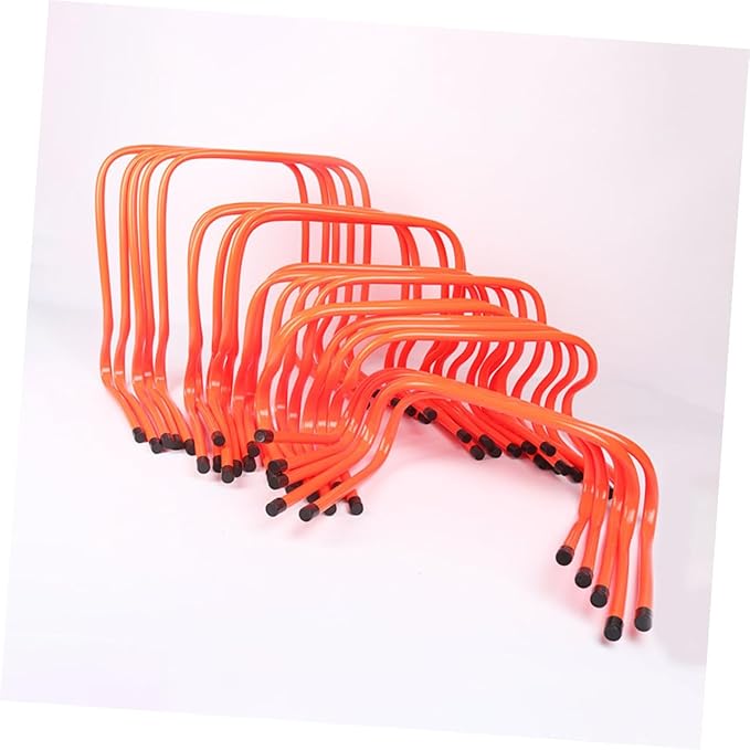 Plastic Training Hurdles 2pcs Set 15cm Adjustable Agility Hurdles for Soccer Speed and Track Running Training Equipment