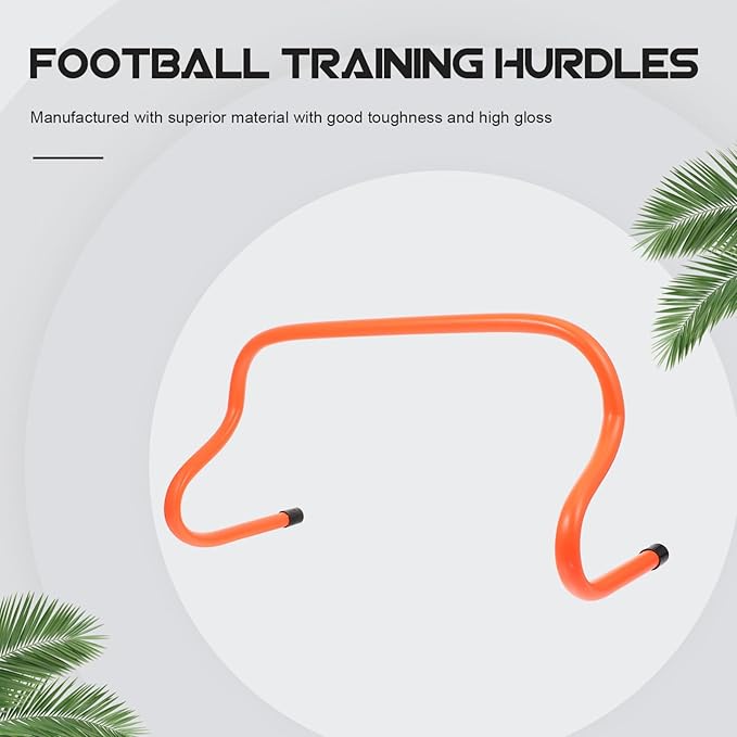 VICASKY 5Pcs Agility Hurdles for Outdoor Football Training Durable Hurdles for Speed and Convenient Training Equipment for Athletes