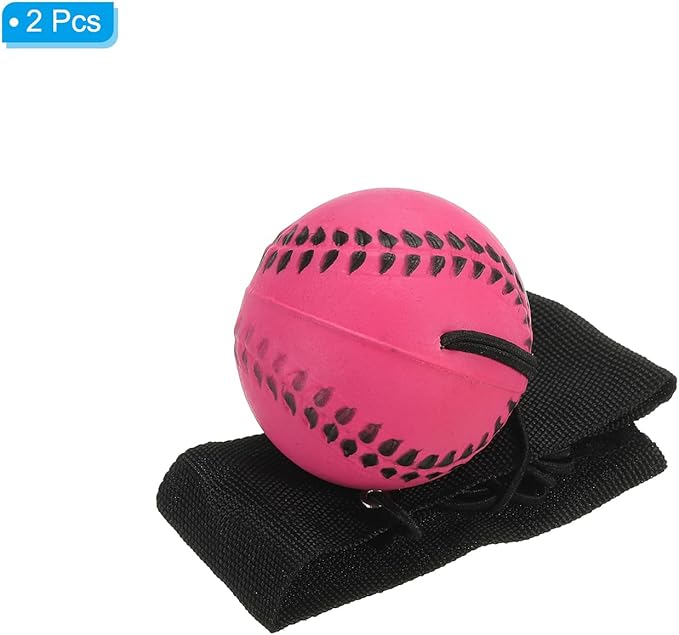 PATIKIL Sports Wrist Ball Rubber Rebound Wristband Wrist Return Ball Sport on a String for Exercise