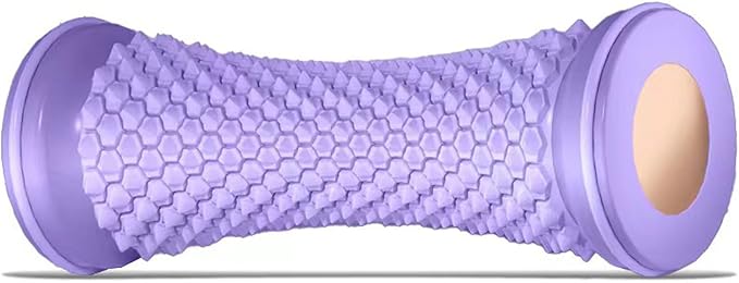 Foot Massager Ball Roller Yoga Roller Muscle Roller Stick for Feet Hand Leg Relaxatio Manual Feet Massager Purple Manual Leg Massagers Purple