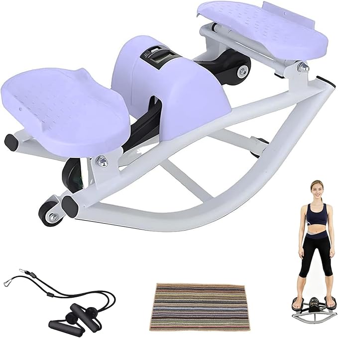 Rock Stepper,Step Rocker Side to Side,Lateral Rocking Fitness Stepper Home Workout Machine, Fitness Equipment Suitable for Home, Apartment, and Dormitory use