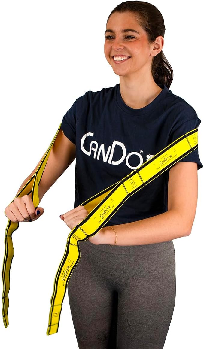 CanDo Multi-Grip Exerciser Plus, 6 Foot Exerciser, 9 Loops,