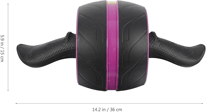TEHAUX Ab Roller Wheel with Automatic Rebound Exercise Wheel for Core Workout with Knee Mat Abs Abdominal Trainer for Home Strength Training