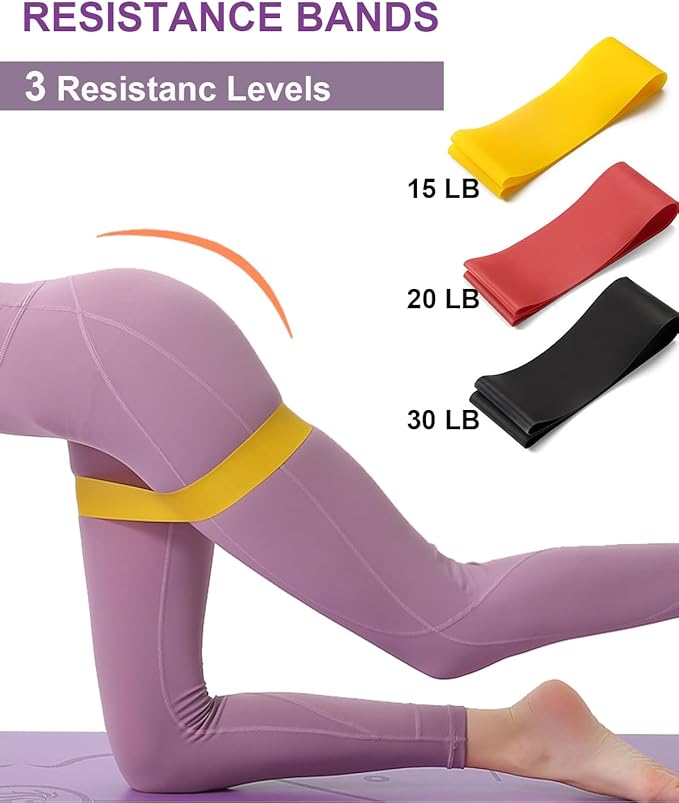 Pilates Ring and Ball Set 12 Inch Magic Circle Pilates Ring with 3 Resistance Bands Home Pilates Kit for Women Workouts Pilates Set for Beginners, Fitness Gift