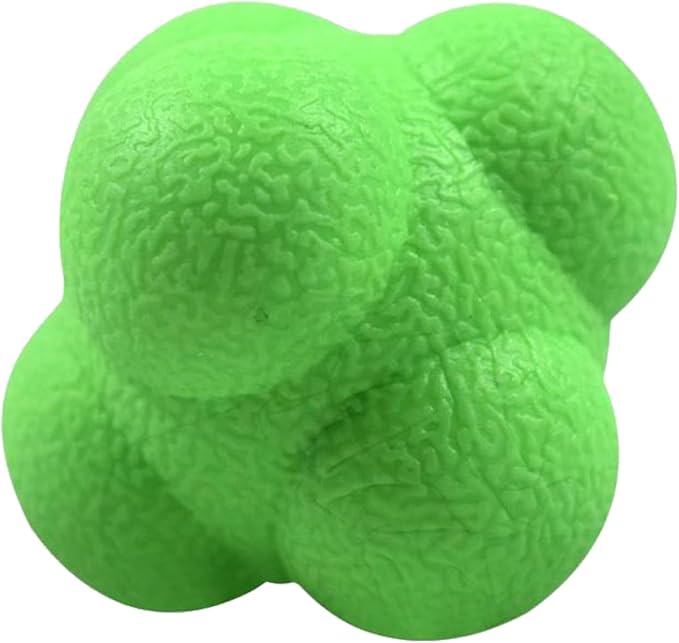 AIRLAXER Reaction Ball,Reflex Ball for Hand Eye Coordination Training,2.83 inch,Pack of 3-Orange,Blue,Green