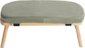 Meditation Bench, Folding Yoga Kneeling Stool, Portable Bamboo Prayer Cushion, Japanese Floor Chair (Green)