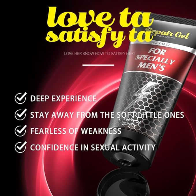 Men's Massage Cream, Sexual Enhancement Erection Cream, Penis Energy Massage Essential Oil, Men Massage Oil for Sex, Penis Becomes Longer Thicker,for Care Delay Performance Boost Strength