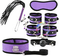 Pilates 7-Piece Fashion Portable Fitness Couple Set, Indoor Hand Foot Wrist Fun Cosplay Accessories, Original Gift (Purple)
