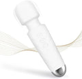 Upgraded Mini Massager - Powerful-Quiet-Portable - Multiple speeds and Modes (White)