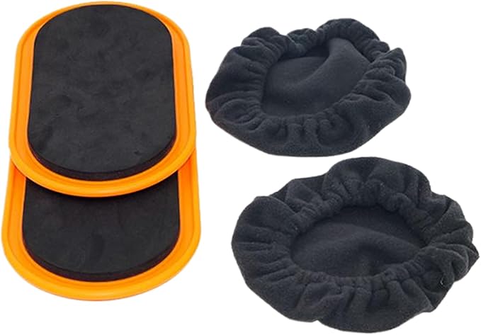 Core Sliding Discs, Exercise Core Sliders, Sided Workout Sliders for Carpet, Floor Slider's for Exercise, Oval Shape Fitness Gliders Sliding Discs for Women Men Home Bedroom Floor Gym Indoor