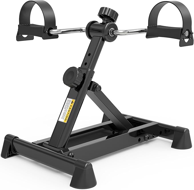 Mini Exercise Bike, Under Desk Bike Pedal Exerciser Portable Foot Cycle Arm & Leg Peddler Machine