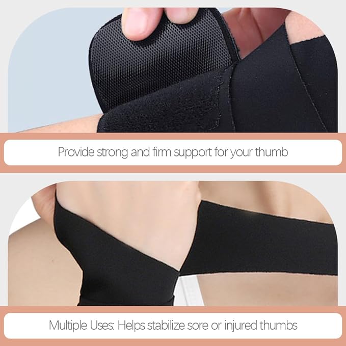 Kisangel 2pcs Breathable Adjustable Fitness Wrist Brace Thumb Support, Elastic Sports Wrist Sleeve for Gym and Weightlifting, Wear-Resistant Joint Wraps for Injury Prevention
