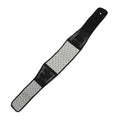 3pcs Portable Adjustable Self-heating Magnetic Therapy Back Support Belt Xl Breathable Lumbar Brace Double Pull Straps for Lower Back Black