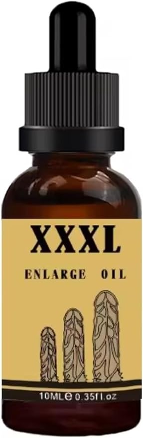 Male Enlargement Oil for Men's Herbal Massage Oil - Natural Formula for Skin Hydration, 10mL