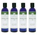 Master Massage Organic Massage Lotion (Pack of 4) - 8 fl oz, Skin-Nourishing Formula for Relaxation, Ideal for Massage Therapy and Home Use