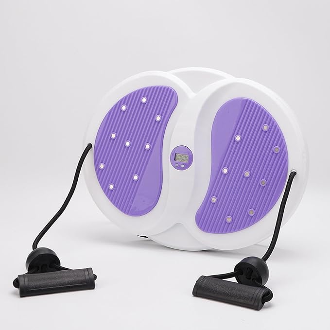 Twist Exercise Machine, Twist Ab Machine, with Pull Rope and Counter, Silent Rotation, Non-slip Bottom, Suitable for Home Fitness