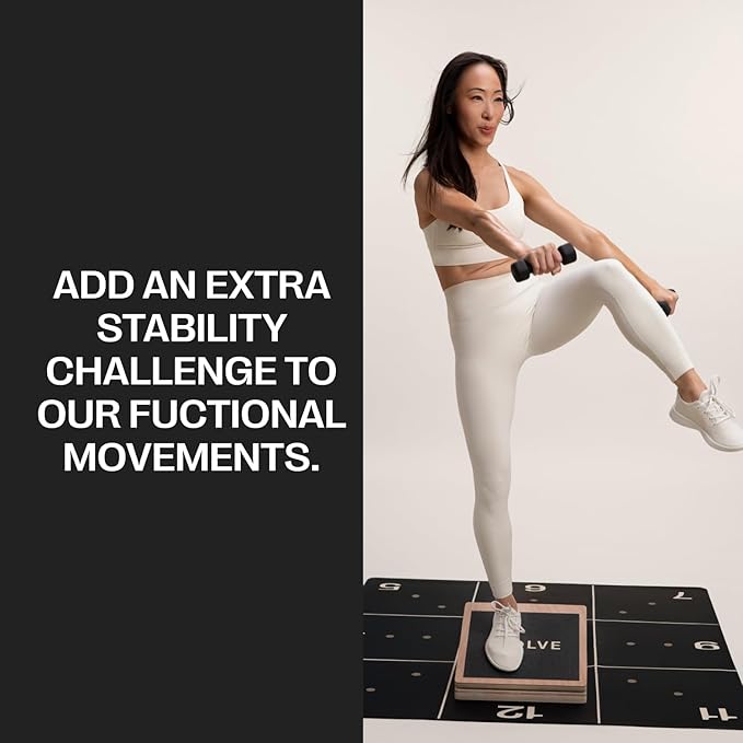 Pvolve Slant Board Home Gym Fitness Equipment to Sculpt & Strengthen Lower Body