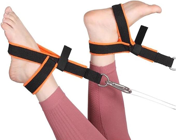 2 Pieces Pilates Straps Yoga Straps Reformer Strap Fitness Belts for Adults Home Gym Equipment Accessories