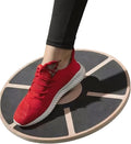 Balance Board - 360 Degree Rotation Wooden Balance Board - Core Non-slip Trainer for Enhancing Stability Training Calf Waist Ankle Support Full Body Exercises Yoga Planks