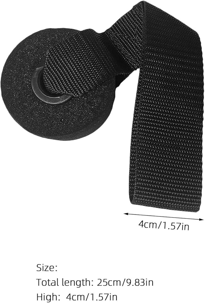 YARNOW 5pcs Resistance Bands Door Anchor Straps Black Portable Fitness Band Door Clip for Home Workout and Strength Training Equipment Attachments
