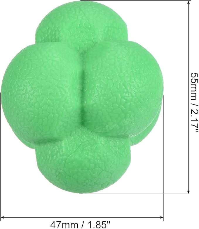 PATIKIL Bounce Reaction Balls, Coordination Training Ball Agility Trainer TPR High Difficulty, for Speed Reflex