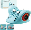 Neck Massager with Cervical Traction, Ergonomic Neck Pain Relief Device, Portable Neck Relaxer for Home & Office, Lightweight Neck Support Massager