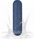 Percussion Handheld Electric Back Massager - Rechargeable&Waterproof Handheld Deep Tissue Neck Back Massager for Shoulder (Blue)