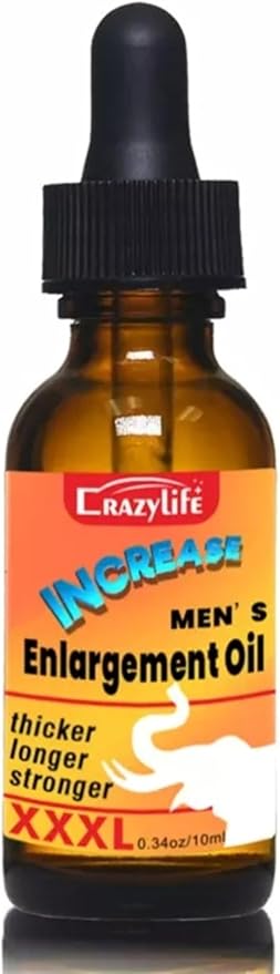 Massage Oil for Men, Male Enlarger Oil Growth Oil Fast Big Thick Long by CrazyLife for Men Enlargement 10ML by Tonisabery
