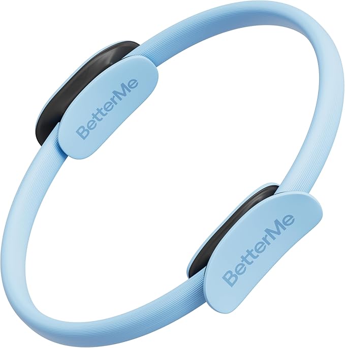 BetterMe Toning Pilates Ring – Magic Circle Pilates Ring for Strength & Flexibility – 15 Inch Fitness Ring for Home Pilates & Yoga Workouts