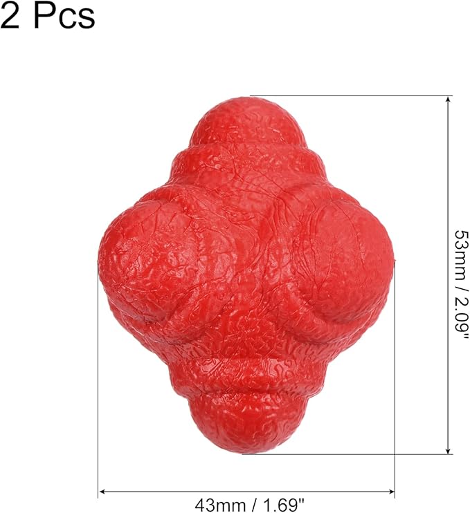 PATIKIL Bounce Reaction Balls, Coordination Training Ball, Agility Trainer TPR Low Difficulty for Speed Reflex