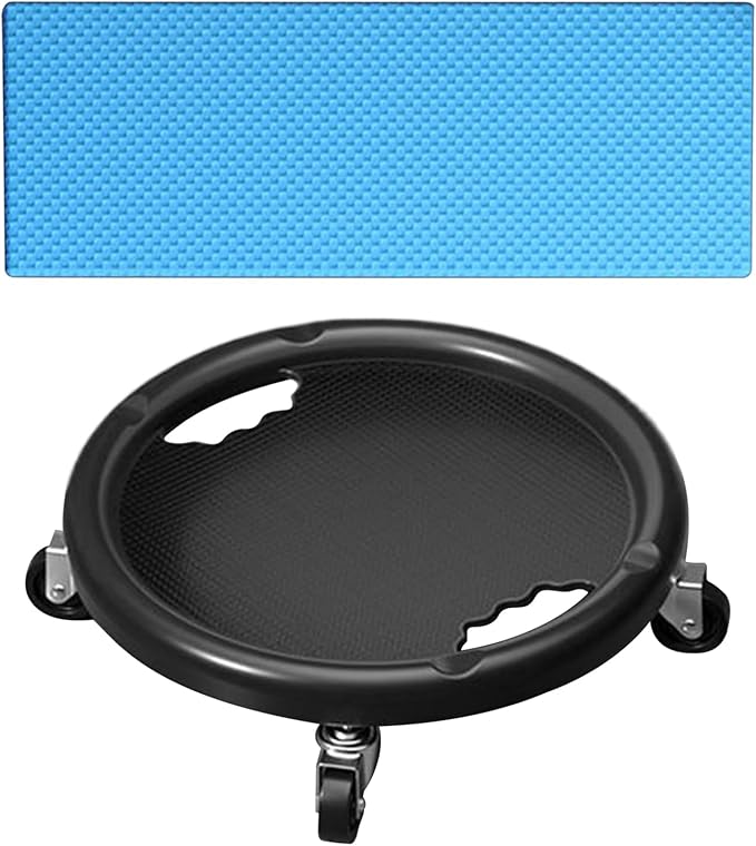 Ab Roller Wheel - Core Workout Roller, 360 Rotation System, Abdominal Training Board, Ergonomic Knee Mat | Women Men Home Gym Conditioning Muscle Shaping Balance Practice