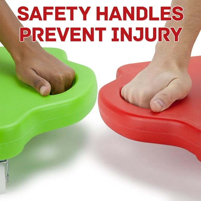 Brybelly Gym Class Scooter Board with Safety Handles - Choose Color!