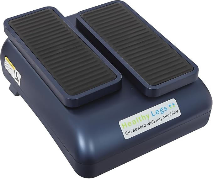 Under Desk Elliptical Machine, Electric Seated Pedal Exerciser, Mini Ellipse Leg Exerciser with Remoter, 2 Level Speeds, Electric Foot Circulation Device
