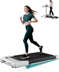 DeerRun Under Desk Walking Pad Treadmill for Home Office & Small Spaces, 6% Manual Incline, 0.6–3.8 MPH Walking Speed, 2.5 HP, 300 lb Capacity, App & Remote Control