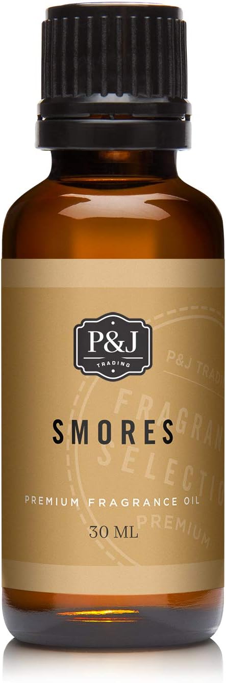 P&J Trading Fragrance | Smores Oil 30ml - Candle Scents for Candle Making, Freshie Scent, Soap Making Supplies, Diffuser Oil Scents
