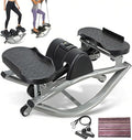 Rock Stepper Side to Side, with Digital Display, Workout Machine for Legs & Glutes,Side Stepper, Mini Stepper for Home, Apartment and Dormitory Use Home Workout The Rock Stepper