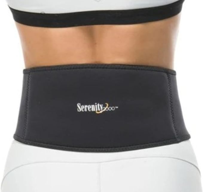 SERENITY2000 Magnetic Therapy Back Wrap for Lower Back - Adjustable Lumbar Support Brace for Sciatica & Pain Relief - 16 x 1100 Gauss Magnets