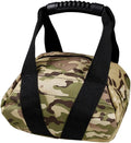 Camouflage Weightlifting Training Sandbag Kettlebell Sandbag, Adjustable Canvas Soft Sand Bag with Handles, Weightlifting Dumbbell for Home Training Fitness Yoga Workout