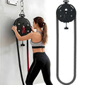 Gym Pull Rope Machine, Endless Rope Trainer with Pulley System, for Muscle Building and Endurance. This Compact Home Gym Equipment is Excellent for Back Training, Arm Exercises.