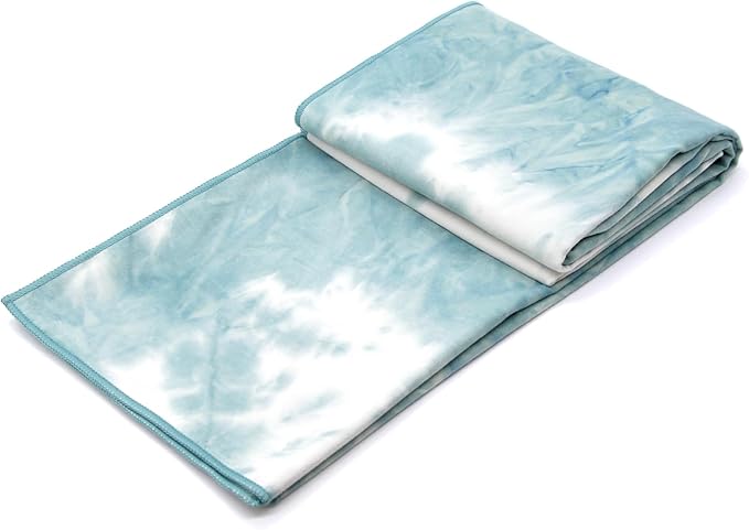 Eunzel Hot Yoga Towel Non-Slip Yoga Mat Towel Ultra-Absorbent Microfiber Towel for Hot Yoga, Pilates，Bikram and Workout 26.5"x 72"