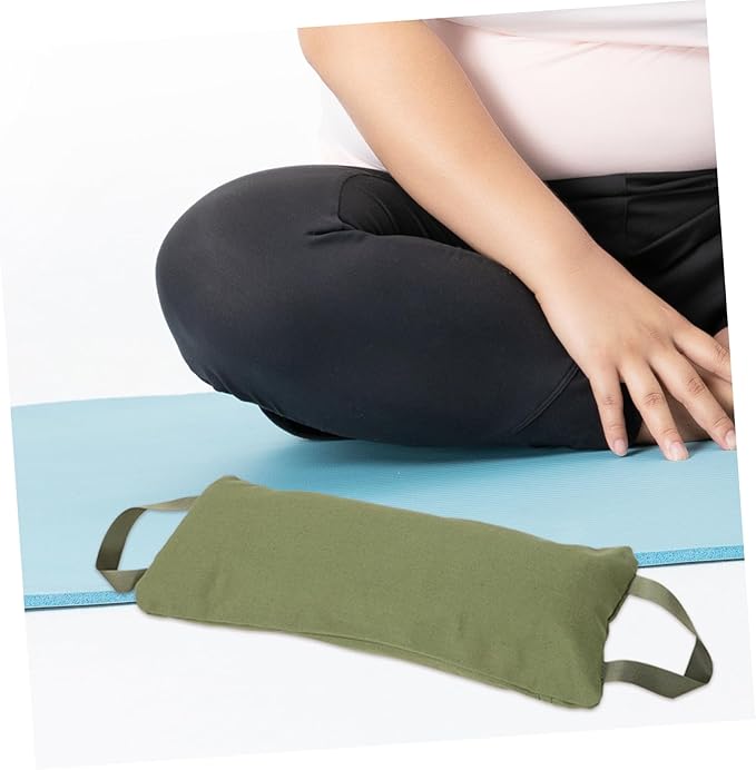Kisangel 1pc Empty Weighted Sandbag for Exercise Training Canvas Workout Bag for Fitness and Yoga Zippered Filling Portable Sandbags for Strength Training and Leg Workouts