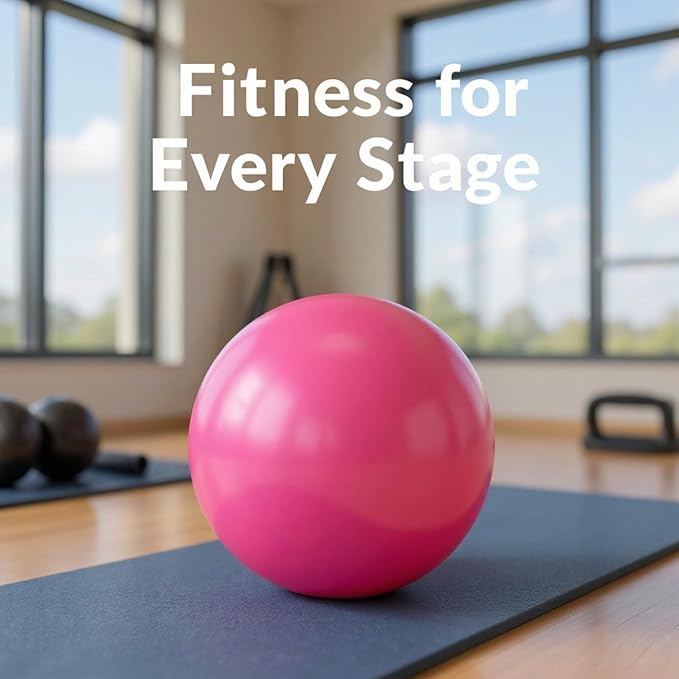 Yoga Accessories Kit with 8-Piece Pilates Ball and Loop Set, Including Resistance Bands and Non Slip Socks, for Complete Body Workout