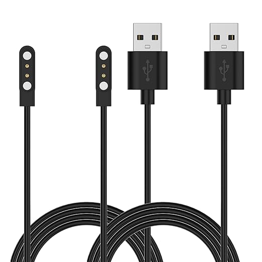 Chofit Intended for SOLAWAVE 4-in-1 Red Light Therapy Wand Charging Cable Magnetic Replacement Charging Cord for SOLAWAVE Facial Wand Charger Accessories (Black&Black)