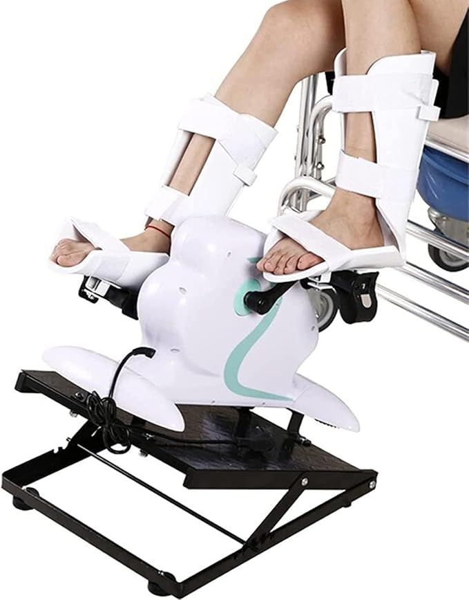 Fitness Electric Pedal Exerciser Bedridden Cycling Rehab Equipment Elderly Bicycle Exerciser Suitable for Home Bed Wheelchair Fitness